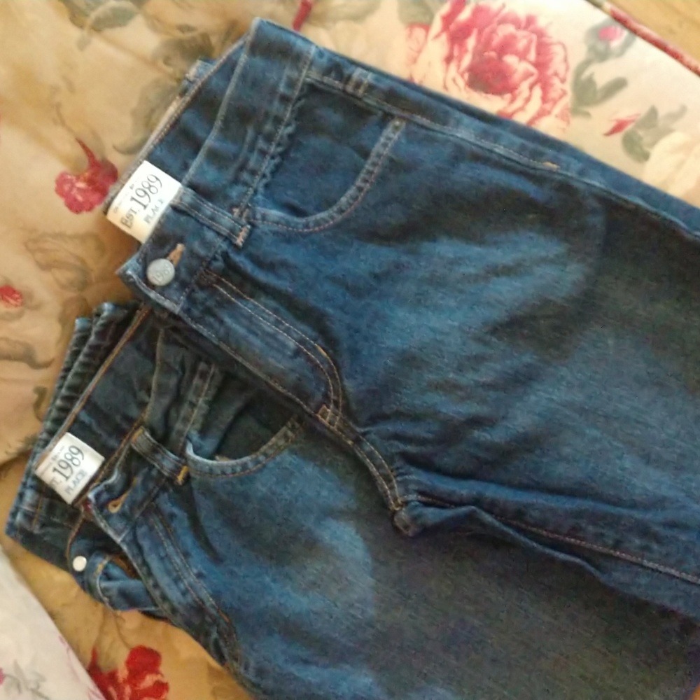 Boys jeans two pairs size 12 slim.